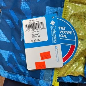 New boys Columbia snow suit size 4t